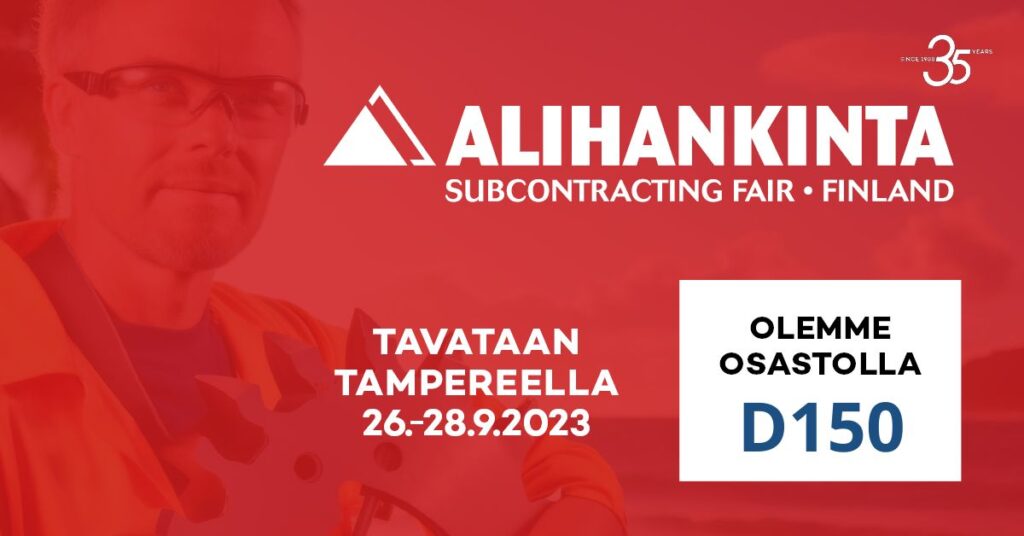 Alihankintamessujen mainos